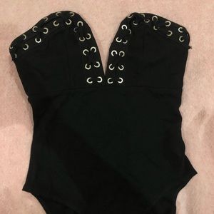 Sexy strapless one piece